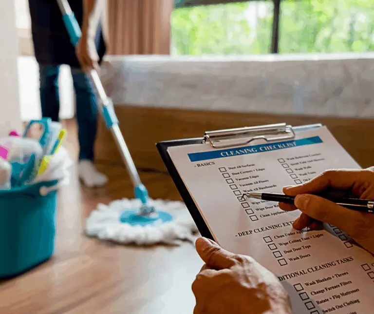 Initial deep clean checklist for residential cleaning services in Calgary